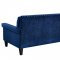 Jonathan Sofa TOV-S77 in Navy Velvet Fabric by TOV Furniture