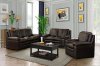 Olds Sofa Set MNY2652 in Brown Leather Match w/Options