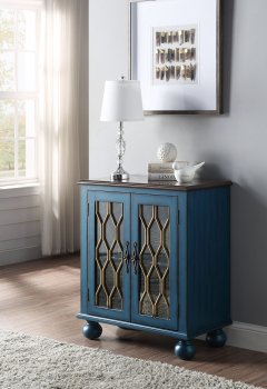 Lassie Console Table AC00195 in Antique Blue by Acme [AMCT-AC00195 Lassie]