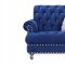 U5266 Sofa & Loveseat Set in Navy Velvet by Global w/Options