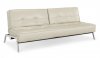 Copenhagen Sofa Bed in Cream Bonded Leather by Lifestyle