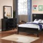 F9046 Kids Bedroom 4Pc Set in Black by Boss w/Options