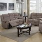 Jacinta Motion Sofa in Light Brown Velvet by Acme w/Options