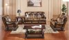 Oakman Sofa Bed in Leather by ESF w/Optional Loveseat & Chair