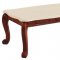 Bella Coffee Table 232 in Cherry by Meridian w/ Marble Top