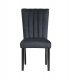 D8685DC Dining Chairs Set of 4 in Black Velvet by Global