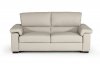 Spock Sofa Bed in Light Grey Full Leather by VIG