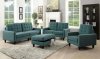 Nate Sofa 50245 in Teal Fabric by Acme w/Options