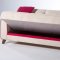 Fabio Plato Cream Sofa Bed in Fabric by Sunset w/Options