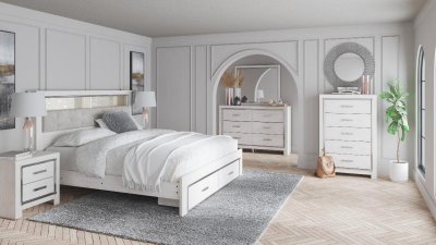 Altyra Bedroom 5Pc Set B2640 in White by Ashley w/Storage Bed