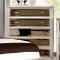 Anabelle 5Pc Bedroom Set CM7677GY in Warm Gray Fabric w/Options