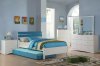 F9322 Kids Bedroom Set 4Pc in White & Blue by Boss w/Options