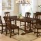 Griselda CM3136 Dining Table in Brown Cherry w/Options