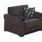 Albany Sofa Bed in Brown Fabric by Empire w/Options