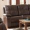 Holloway 601631 Motion Sofa in Dark Brown by Coaster w/Options