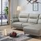 Fortson Sectional 1715 in Grey Eco-Leather by VIG