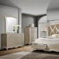 Faisal Bedroom 5Pc Set in Champagne w/Queen Bed