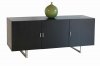 Wenge Finish Modern 3 Door Buffet/TV Stand