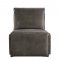 Metier Power Recliner 59940 in Gray Top Grain Leather by Acme