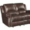 650161P Sir Rawlinson Power Motion Sofa in Brown Leather Match