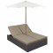 Convene Outdoor Patio Double Chaise Set EEI-2180 by Modway