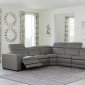 Texline Power Motion Sectional Sofa U59603 in Gray by Ashley