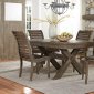 Bayside Crossing Dining Table 5Pc Set 185-CD Chestnut by Liberty