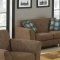 504151 Lilian Sofa & Loveseat in Brown Fabric by Coaster