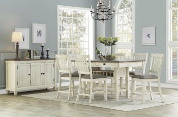 Willow Bend Counter Ht Dining Table 5627W-36 in Antique White [HEDS-5627W-36-Willow Bend]