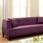 Sofia CM6761PR Sofa in Purple Fabric w/Options