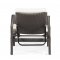 Black & White Modern Outdoor Bathing Lounge Chair