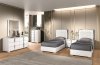 Alice Youth Bedroom in White High Gloss by J&M w/Options