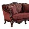 U2300 Sofa in Red Fabric by Global w/Options