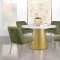 Ambrose Dining Table 107600 White & Gold by Coaster w/Options