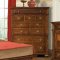 Rich Cherry Elegant Classic Bedroom w/Hand Carving Details