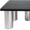 Piper Coffee Table 243 in Black & Chrome by Meridian w/Options