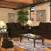 5900 Heather Sofa & Loveseat Set in Bulldozer Java by Chelsea