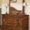 Rich Cherry Elegant Classic Bedroom w/Hand Carving Details