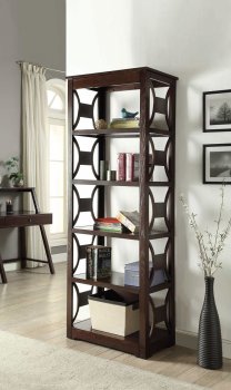 Madge 92259 Bookcase in Espresso by Acme [AMBC-92259-Madge]