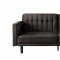 Qinven Adjustable Sofa LV00086 in Dark Brown Velvet by Acme