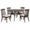 Everton Dining Set 5Pc 108891 in Dark Walnut by Coaster