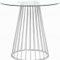 Gio Counter Height Dining Table 754 w/Chrome Metal Base