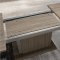 Volare Dining Table in Gray by ESF w/Options