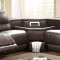 Blythe II Motion Sectional Sofa 9606AH-WD by Homelegance