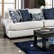 Germaine Sofa SM1282 in Ivory Chenille Fabric w/Options