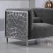 Opal Sofa 672 in Grey Velvet Fabric by Meridian w/Options