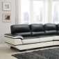 9624 Hanlon Sectional Sofa in Bonded Leather by Homelegance