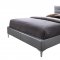 Nario Upholstered Platform Bed in Grey by J&M