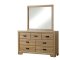 Renee CM7660 5Pc Bedroom Set in Natural Finish w/Options