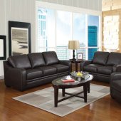 50720 Acker Sofa in Brown Bonded Leather Match by Acme w/Options